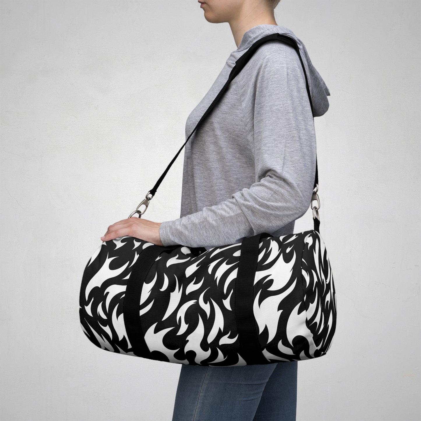 White Curse Anime Gym Bag