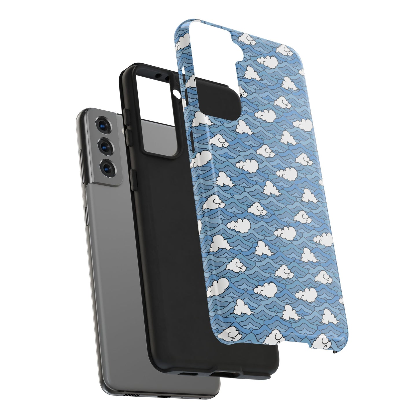 Blue Sakonj Tough Phone Case