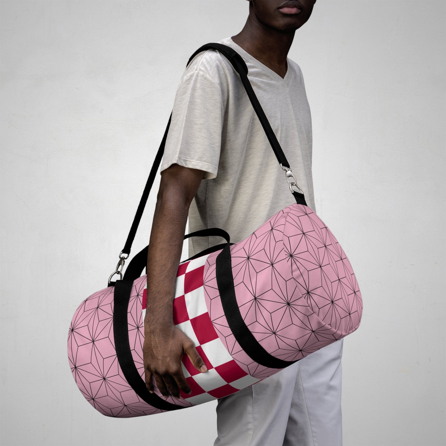KNY Pink Duffel Bag