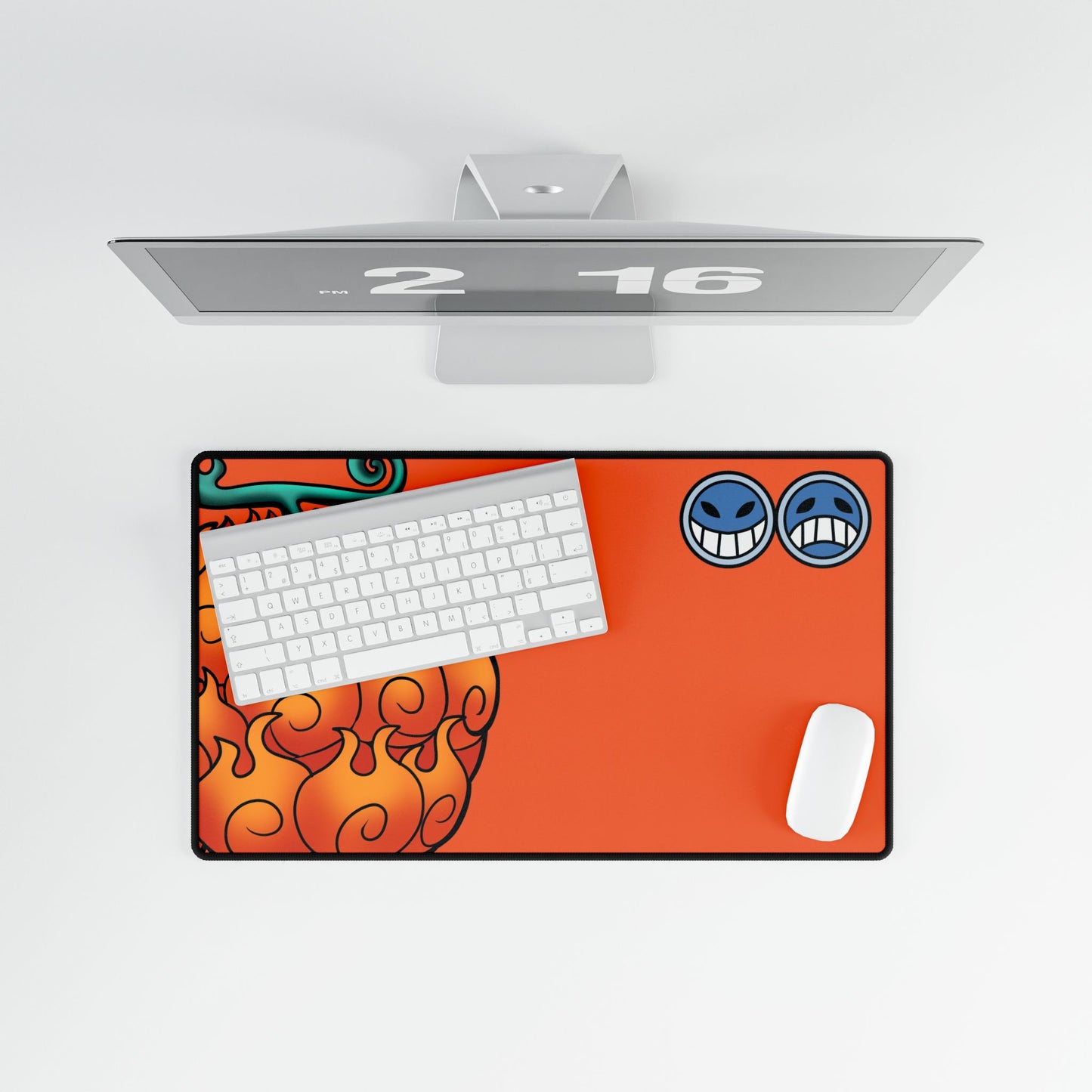 Orange Ace Desk Mat