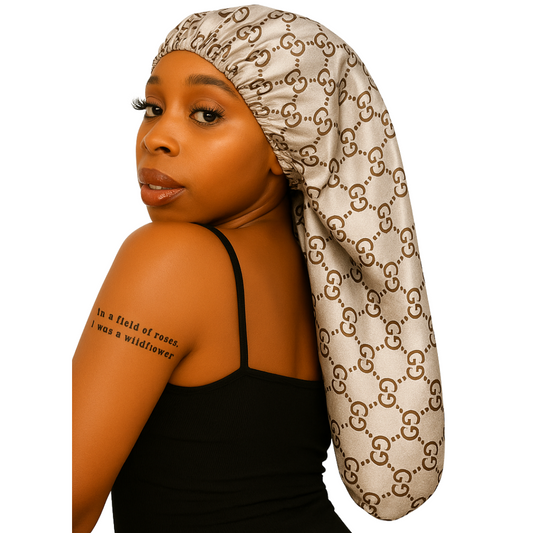 Beige GG Long Bonnet