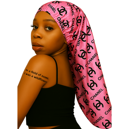 Pink CC Long Bonnet