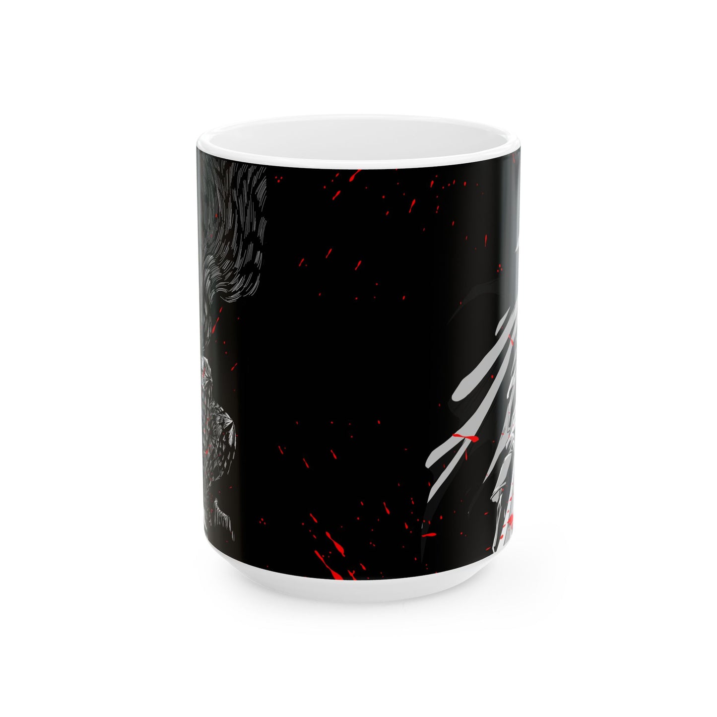 Bersrk Red Splatter Ceramic Mug, (11oz, 15oz)
