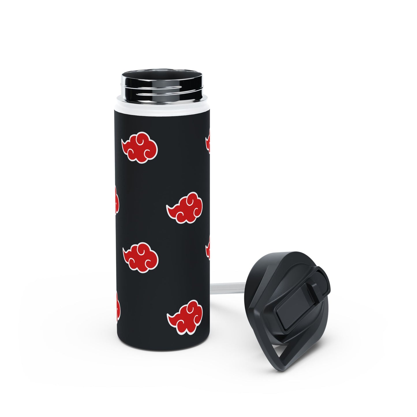 Red Cloud Stainless Steel Water Bottle, Standard Lid