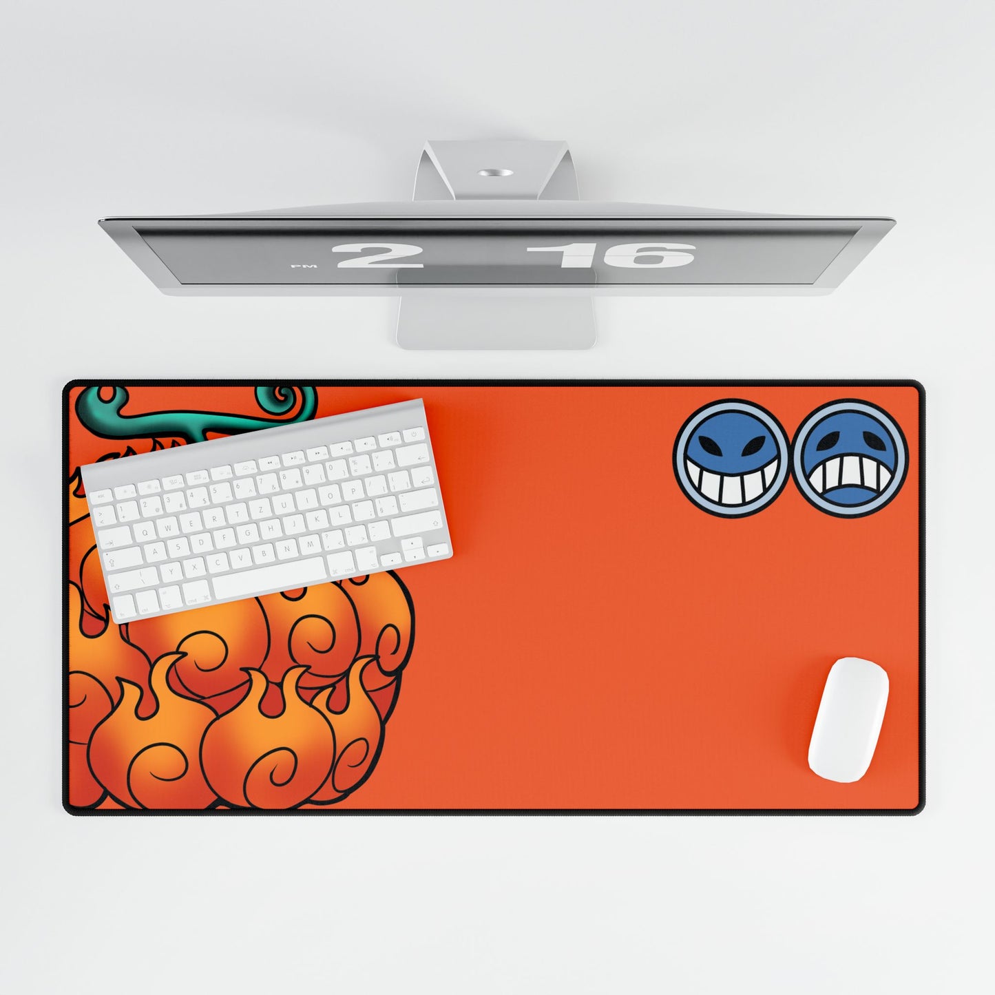 Orange Ace Desk Mat