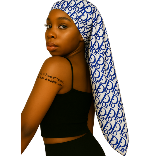 White Dio Long Bonnet