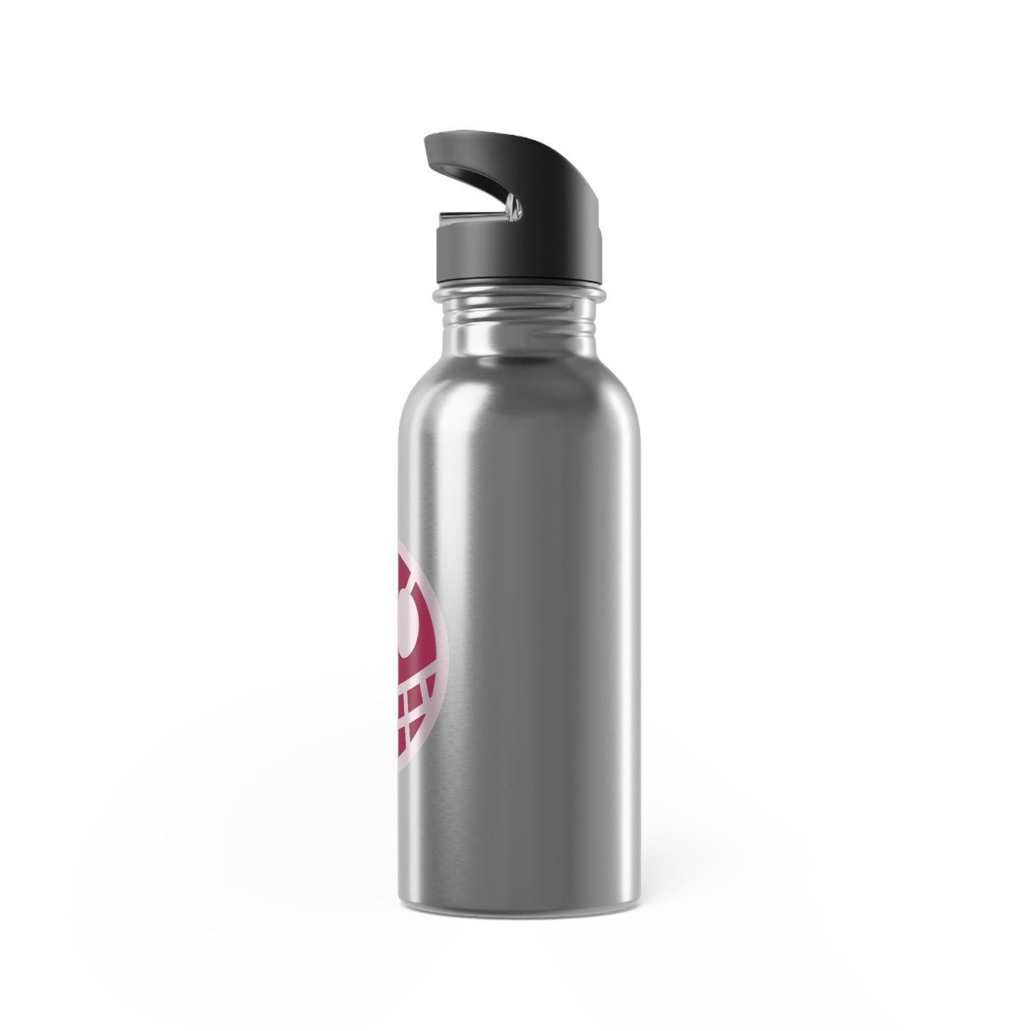 OP Flamingo Stainless Steel Water Bottle With Straw, 20oz