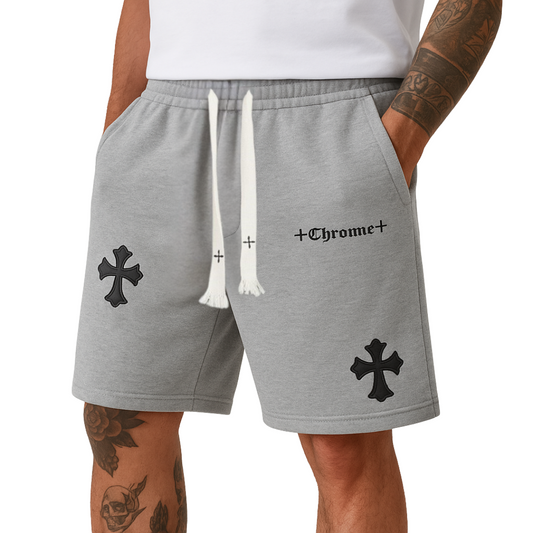 Chrome H Design Shorts