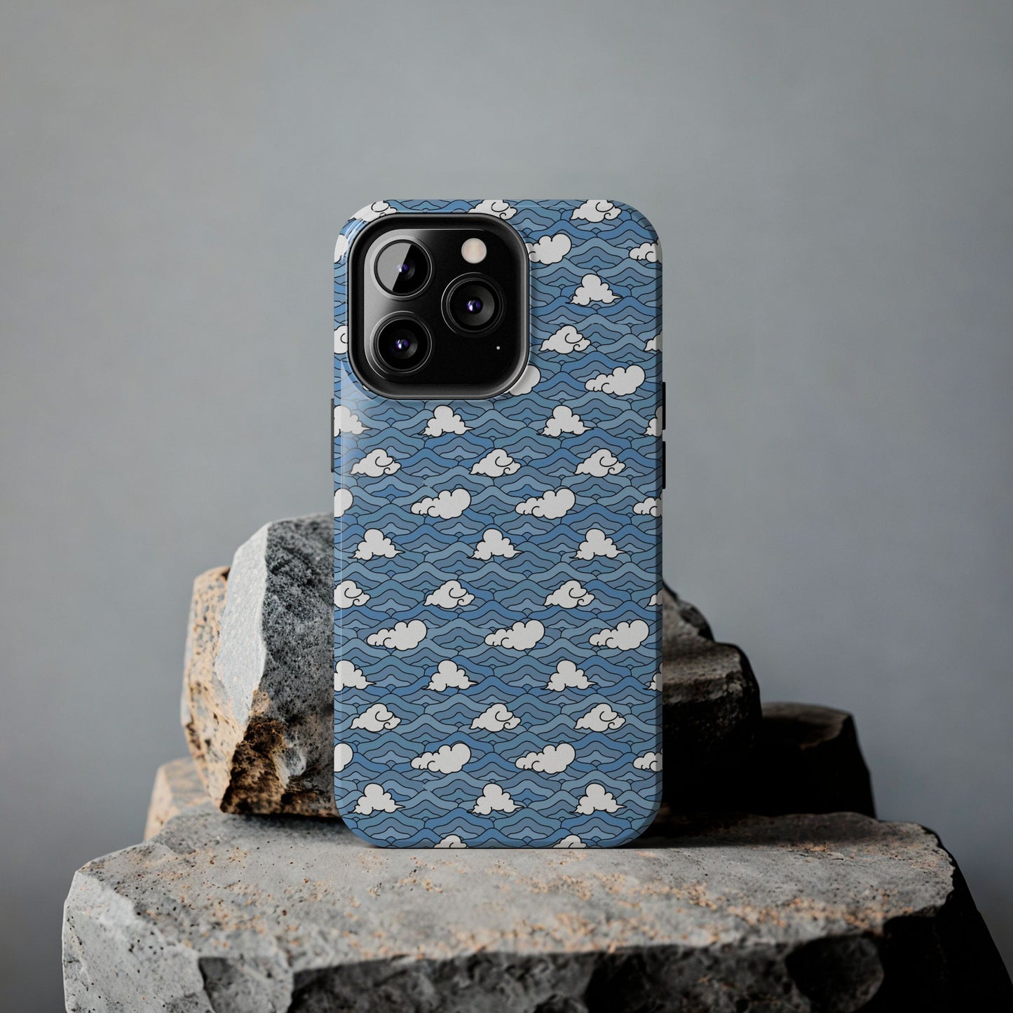 Blue Sakonj Tough Phone Case