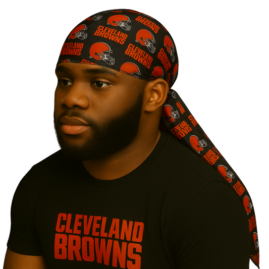 Cleveland Browns- Silky Crown Durag
