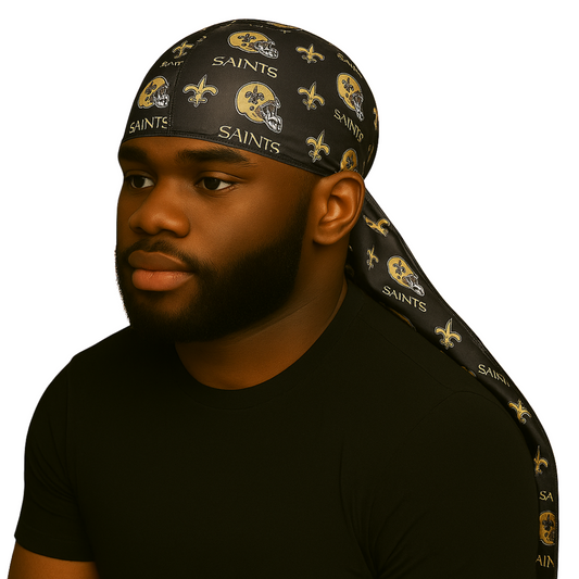 Saints- Silky Crown Durag