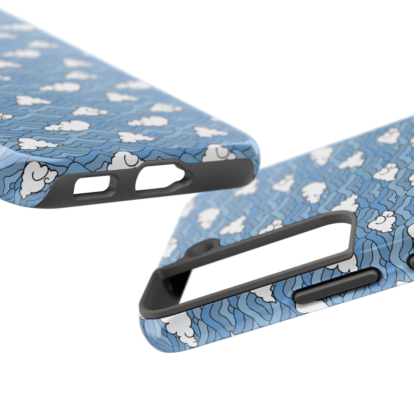 Blue Sakonj Tough Phone Case