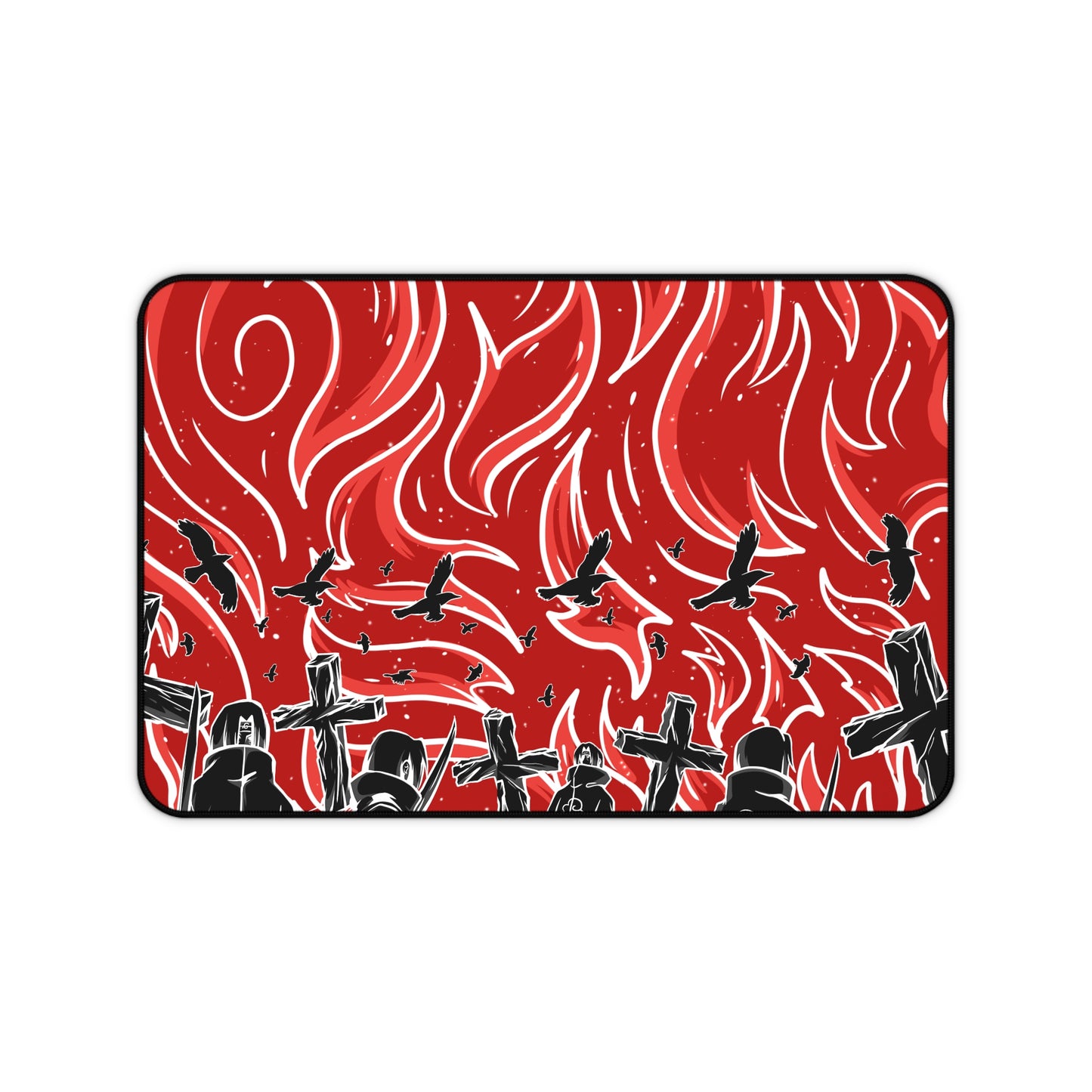Red Akat Desk Mat