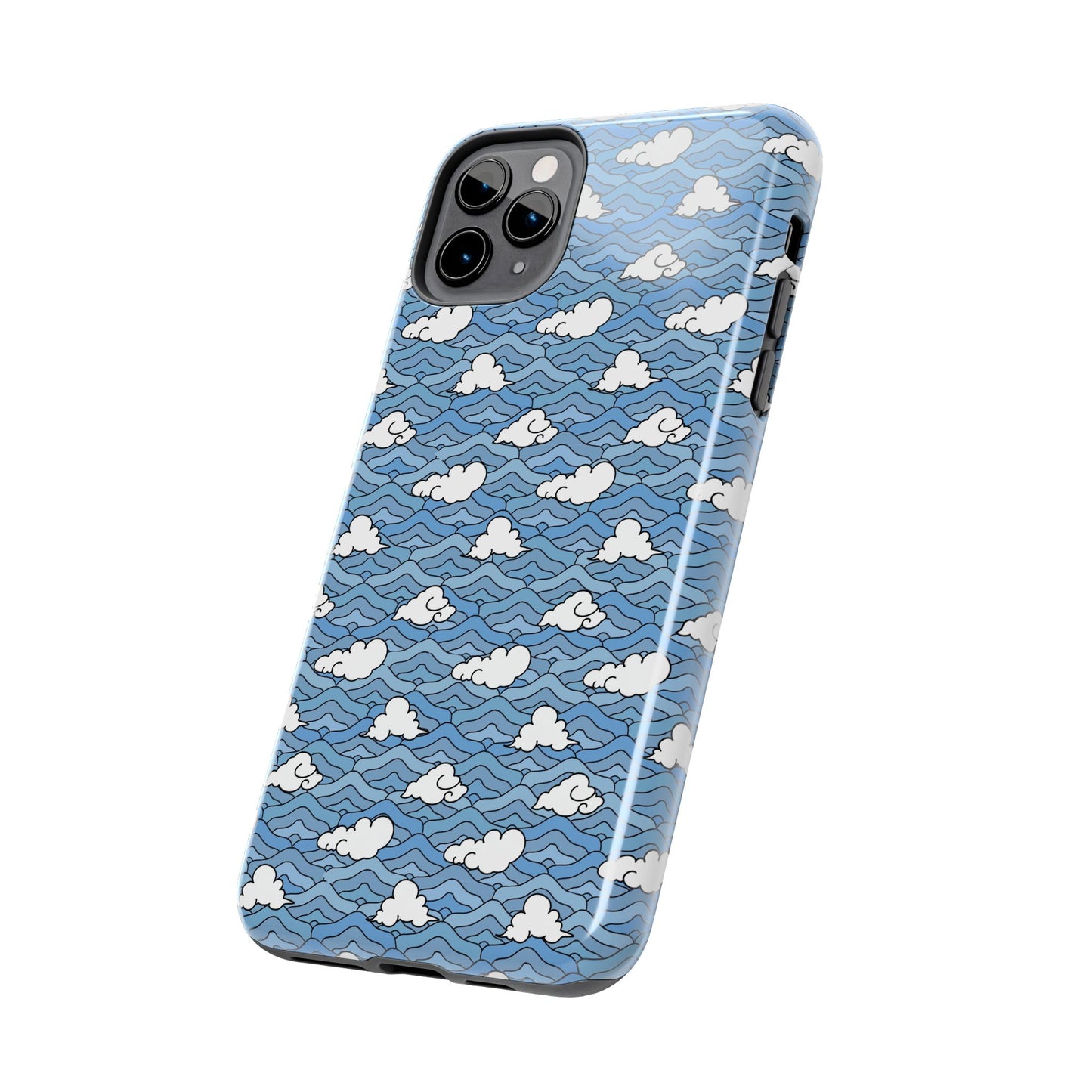 Blue Sakonj Tough Phone Case