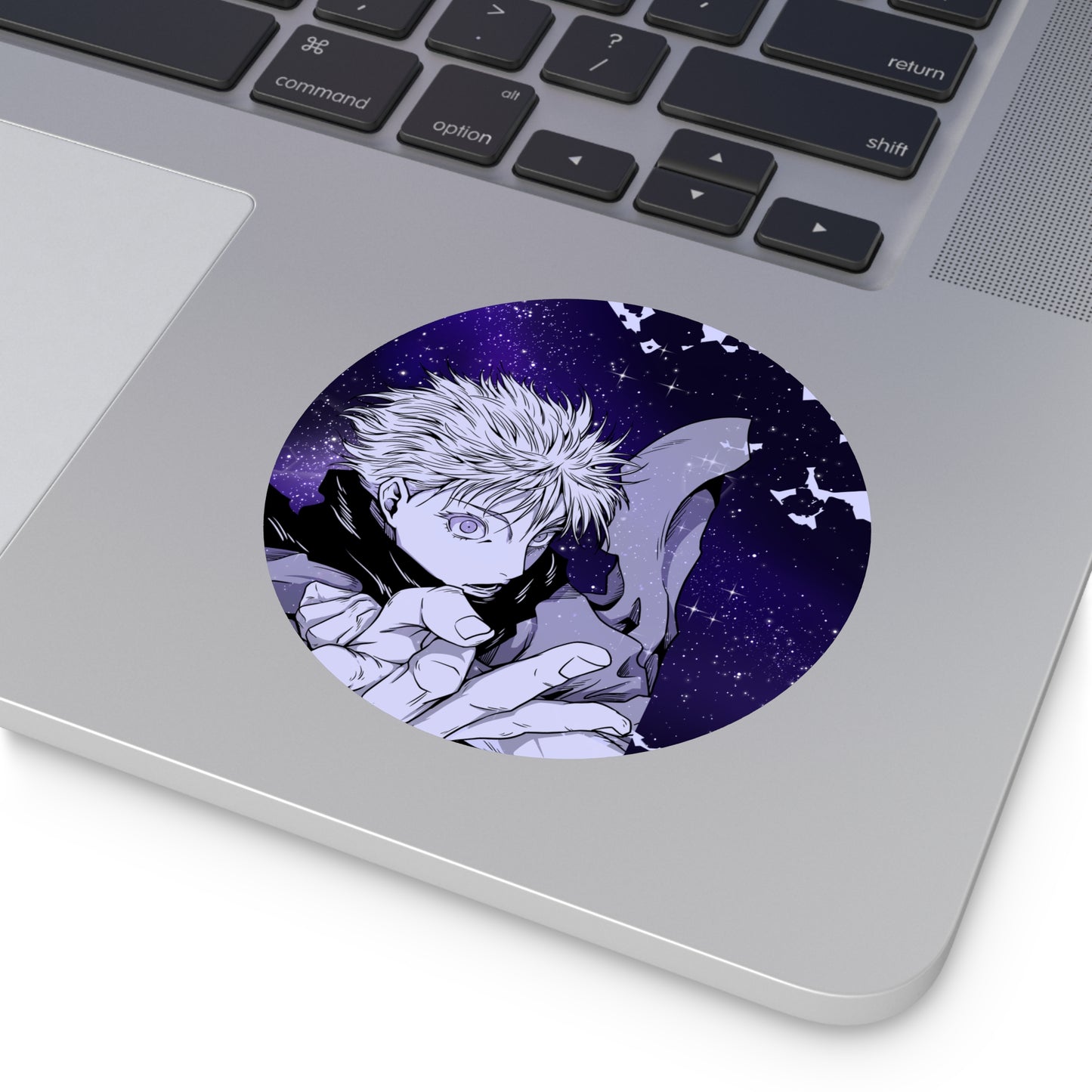 Black Curse Round Vinyl Stickers