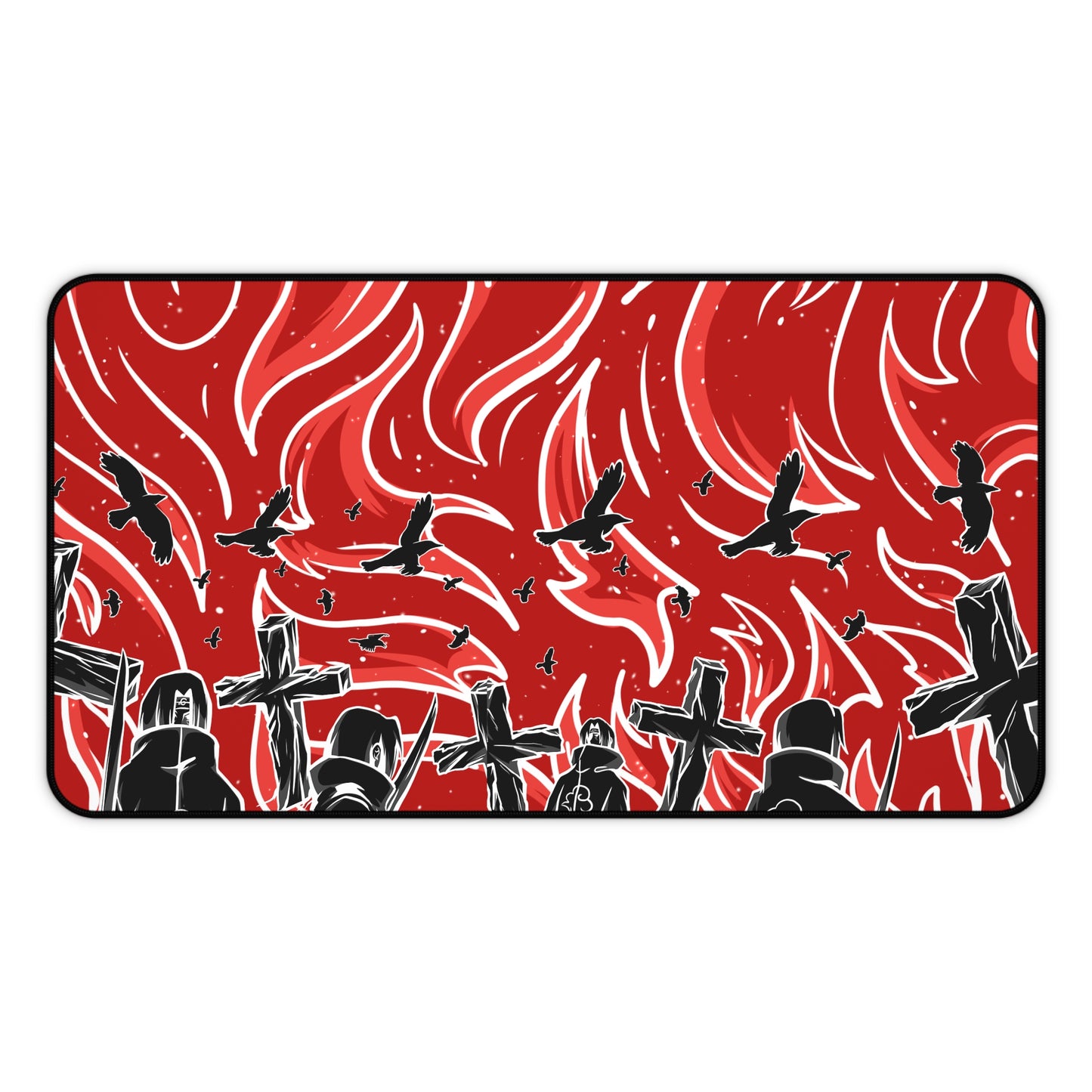 Red Akat Desk Mat