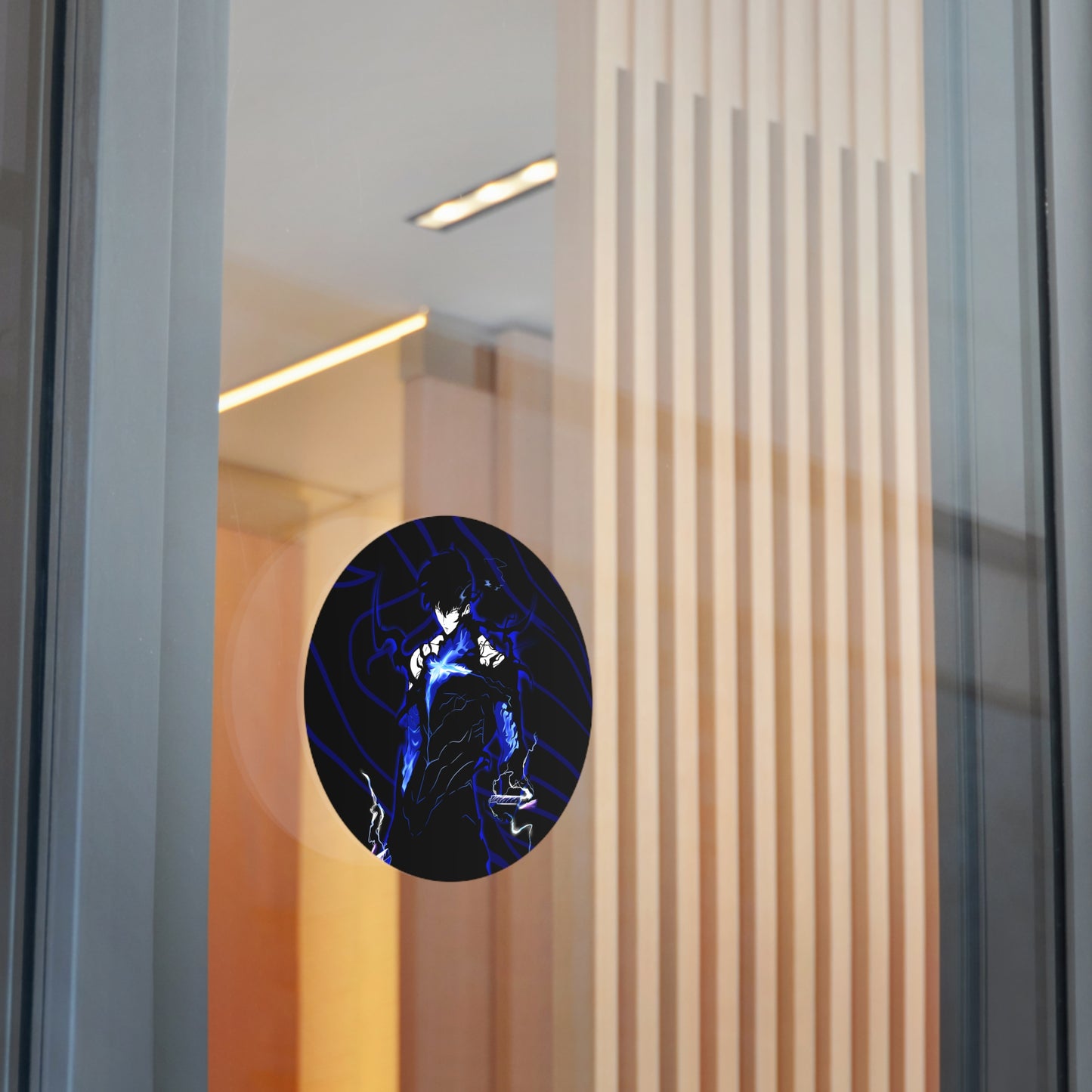 Shadow Monarch Round Vinyl Stickers