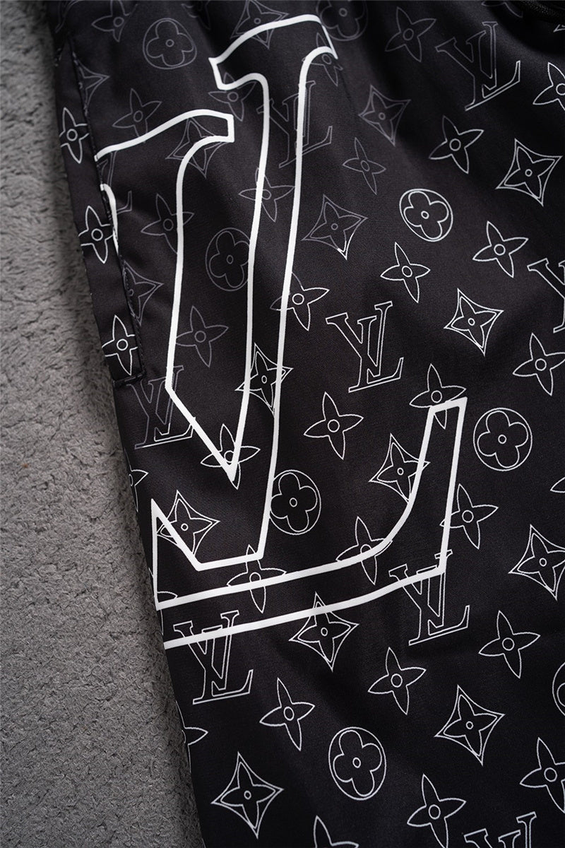 Black LLV Design Shorts