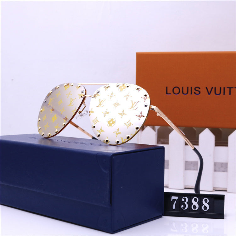 Light Brown Monogram LLV Design Frame