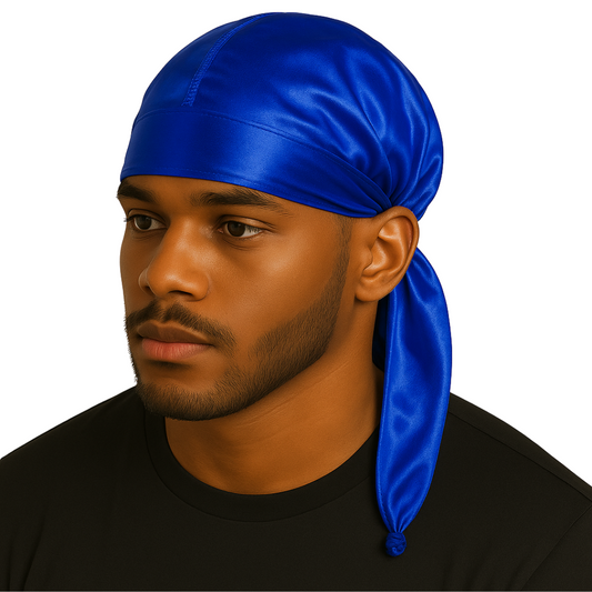 Blue Silky Durag