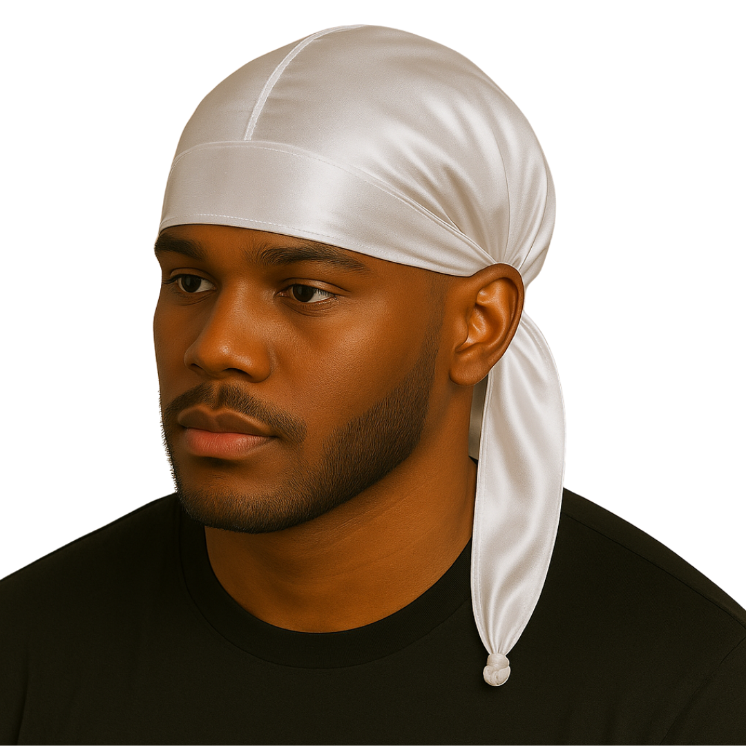 White Silky Durag