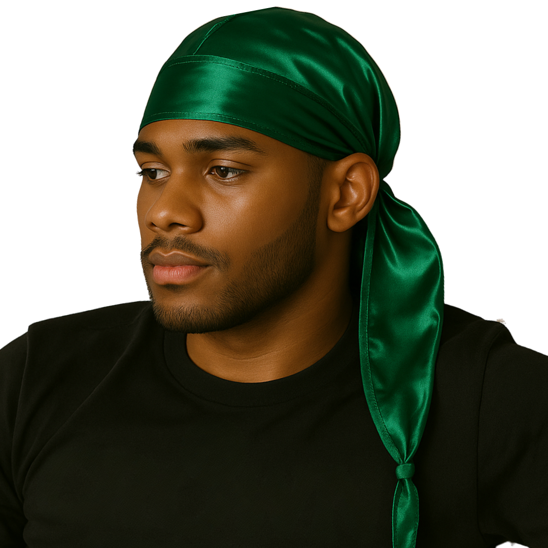 Green Silky Durag