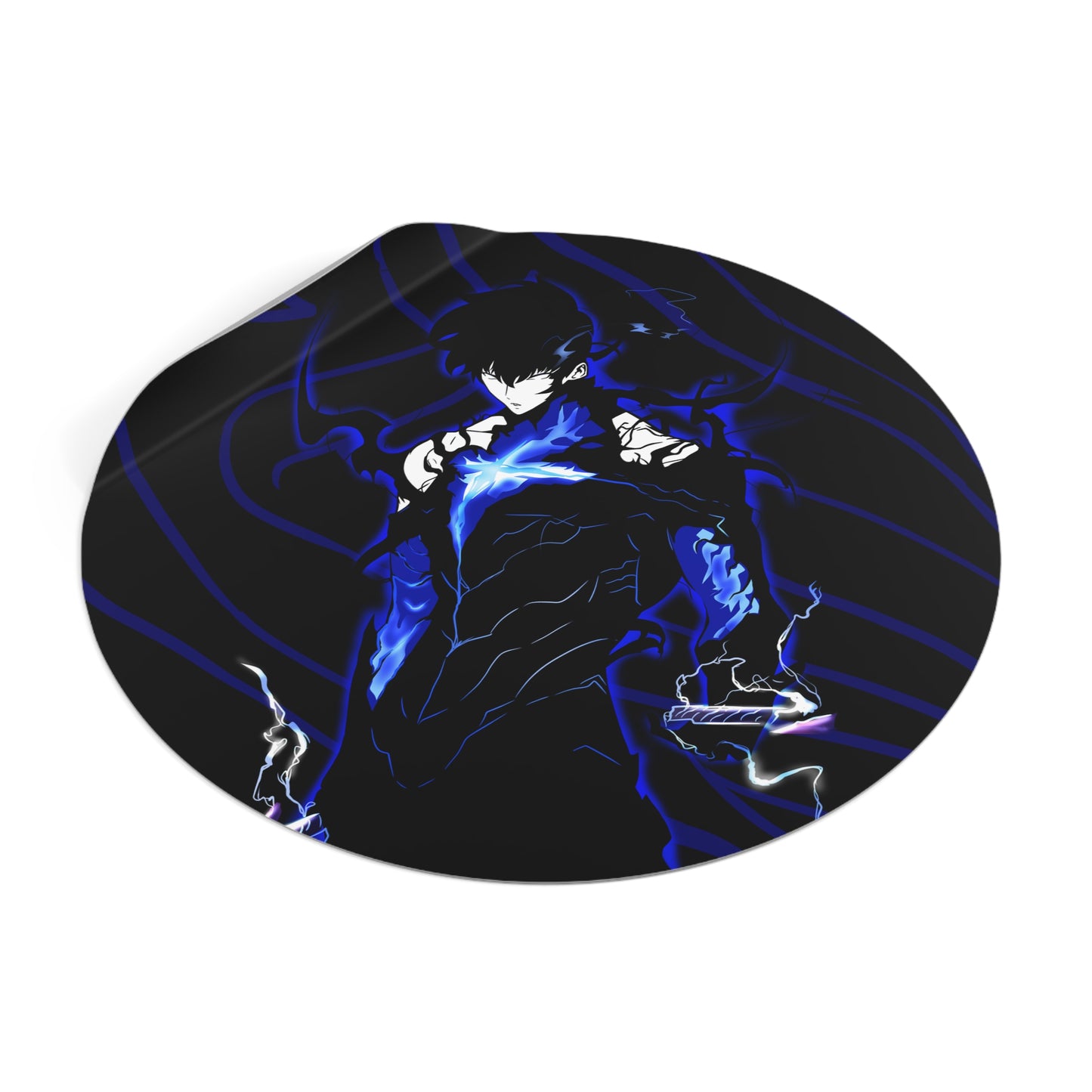 Shadow Monarch Round Vinyl Stickers