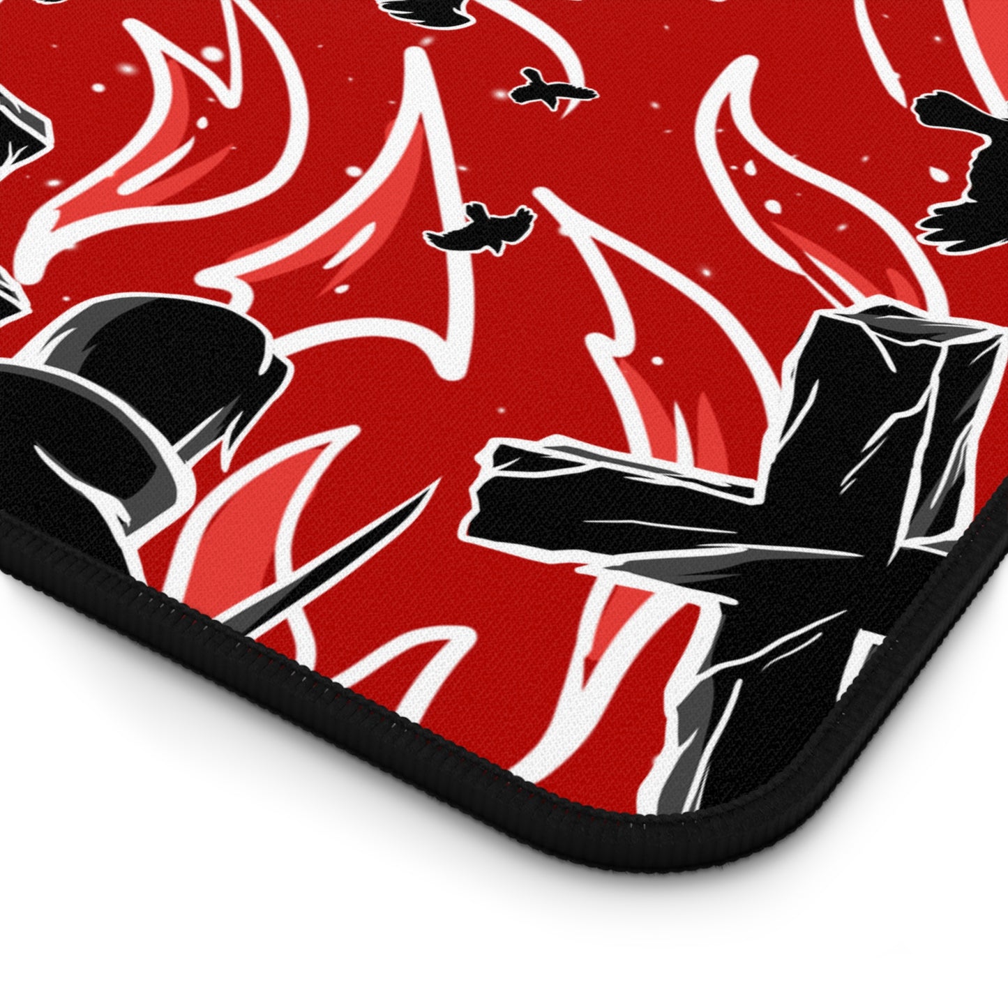 Red Akat Desk Mat