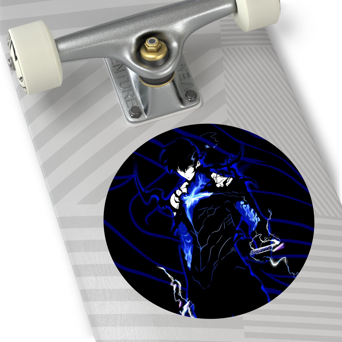 Shadow Monarch Round Vinyl Stickers