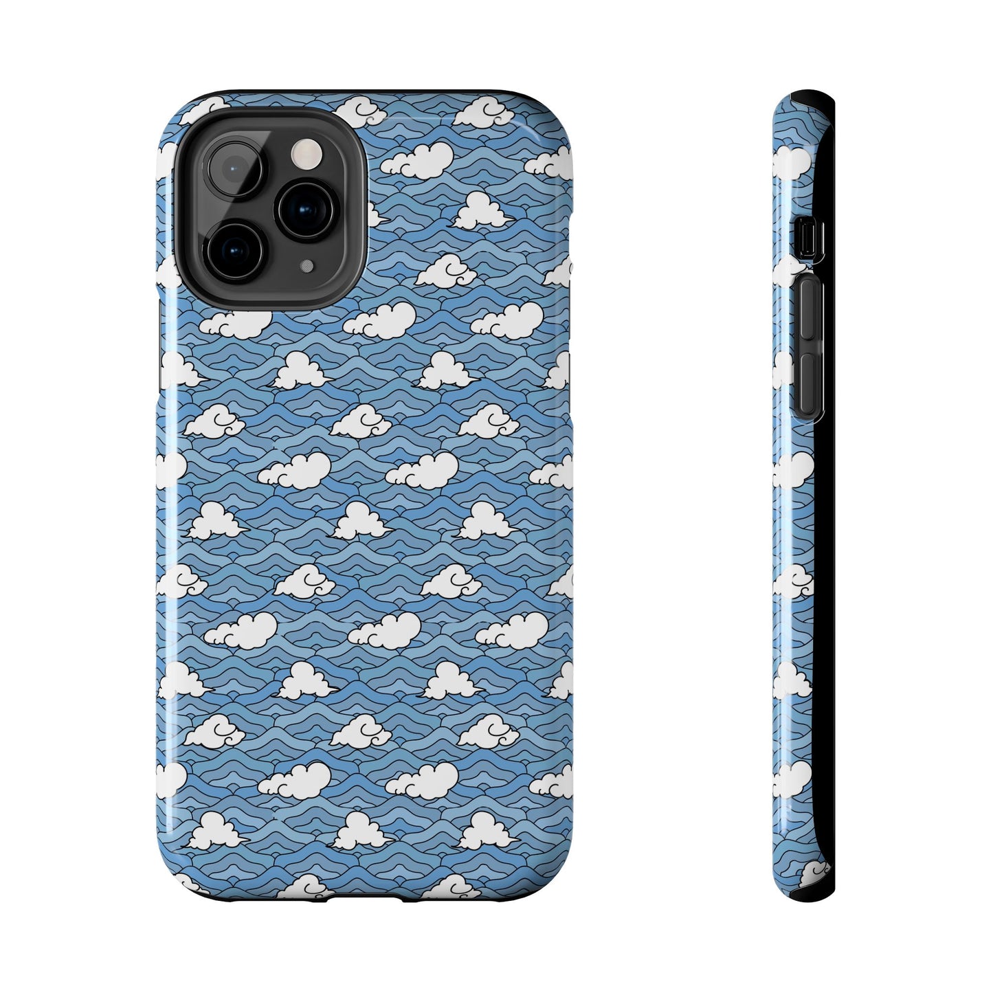 Blue Sakonj Tough Phone Case
