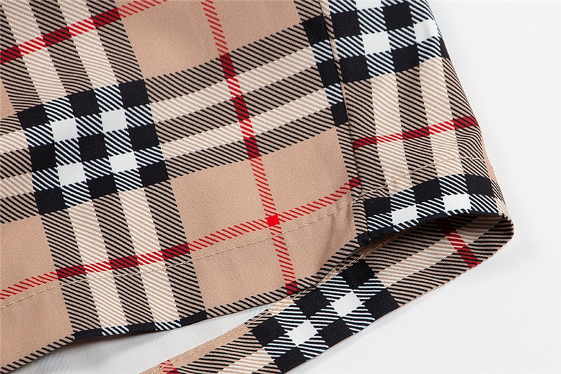 Stripes Brbry Design Shorts 1