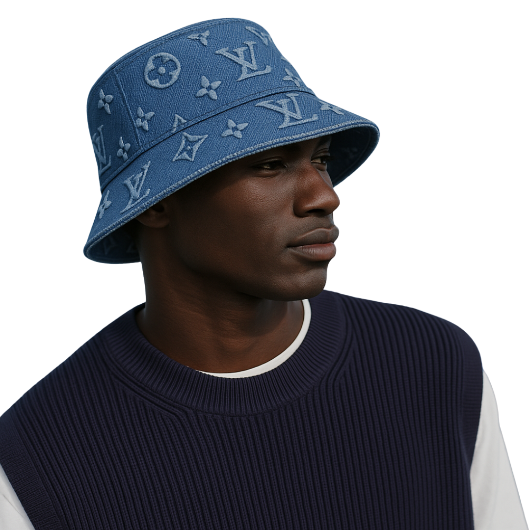 LLV Embroidered Design Bucket Hat