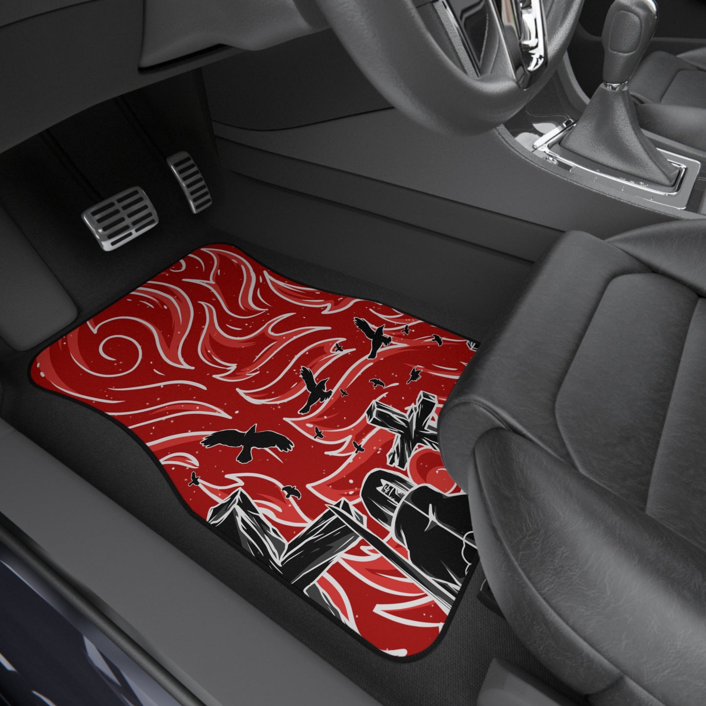 Red Akat Car Mats (Set of 4)