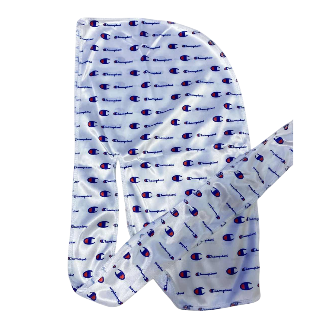 Pre-Order Design SIlky Crown Durag C1