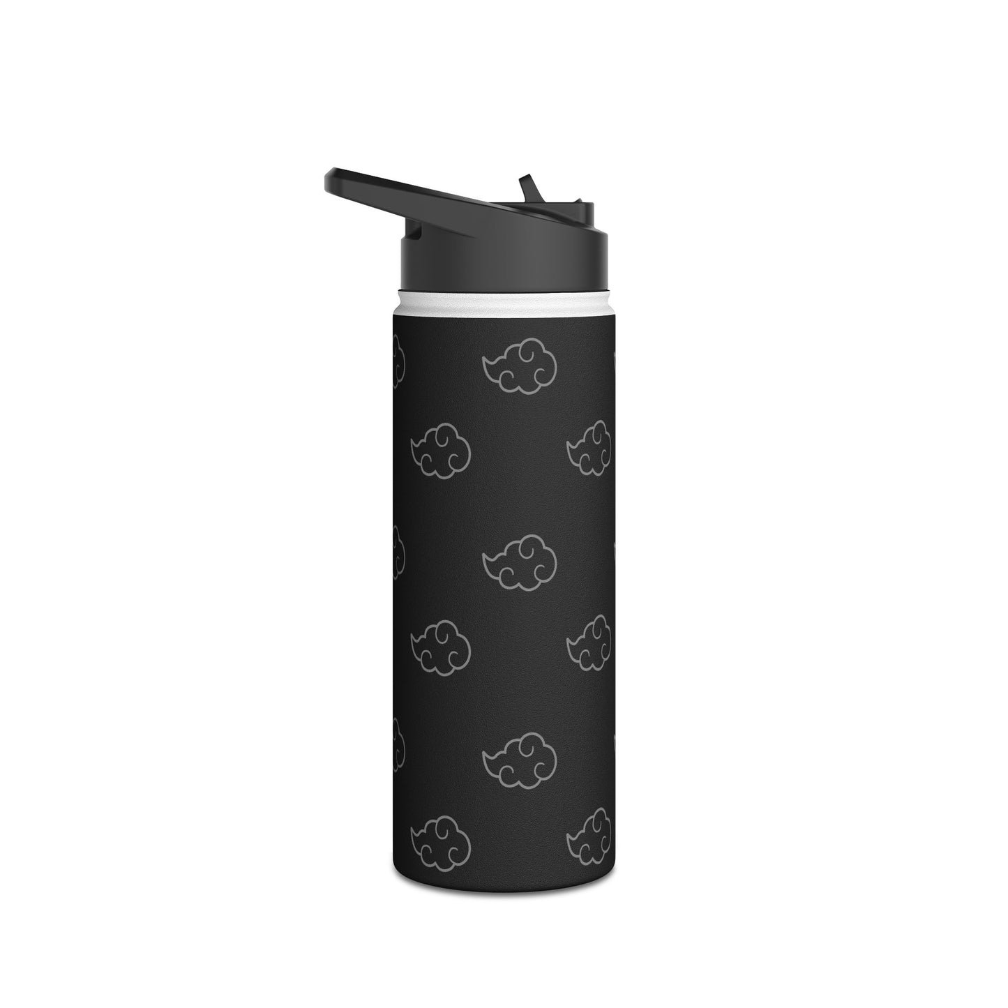 Black Cloud Stainless Steel Water Bottle, Standard Lid