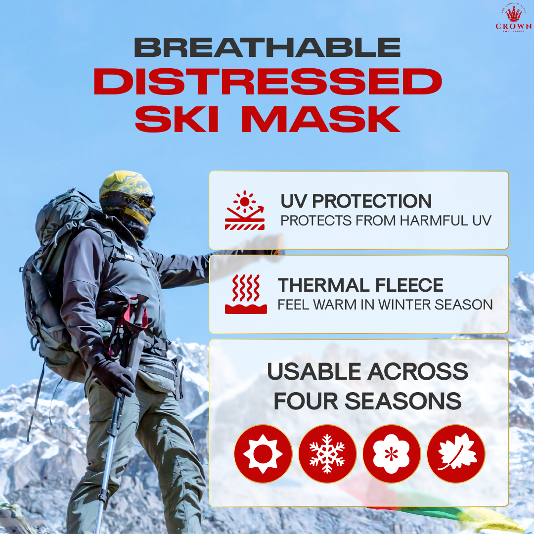 Distressed Anime Ski Mask Crown Limited Supply