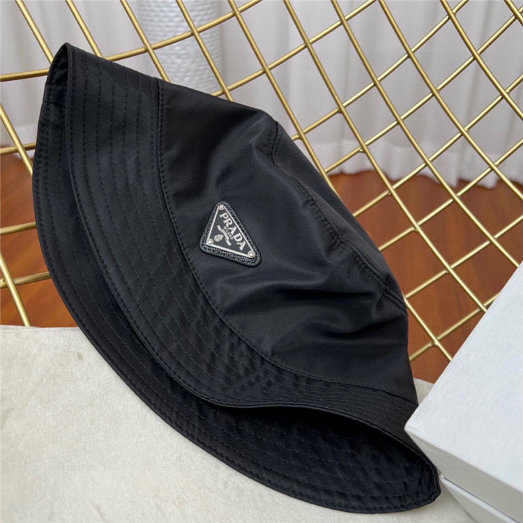 Black Prda Design Bucket Hat