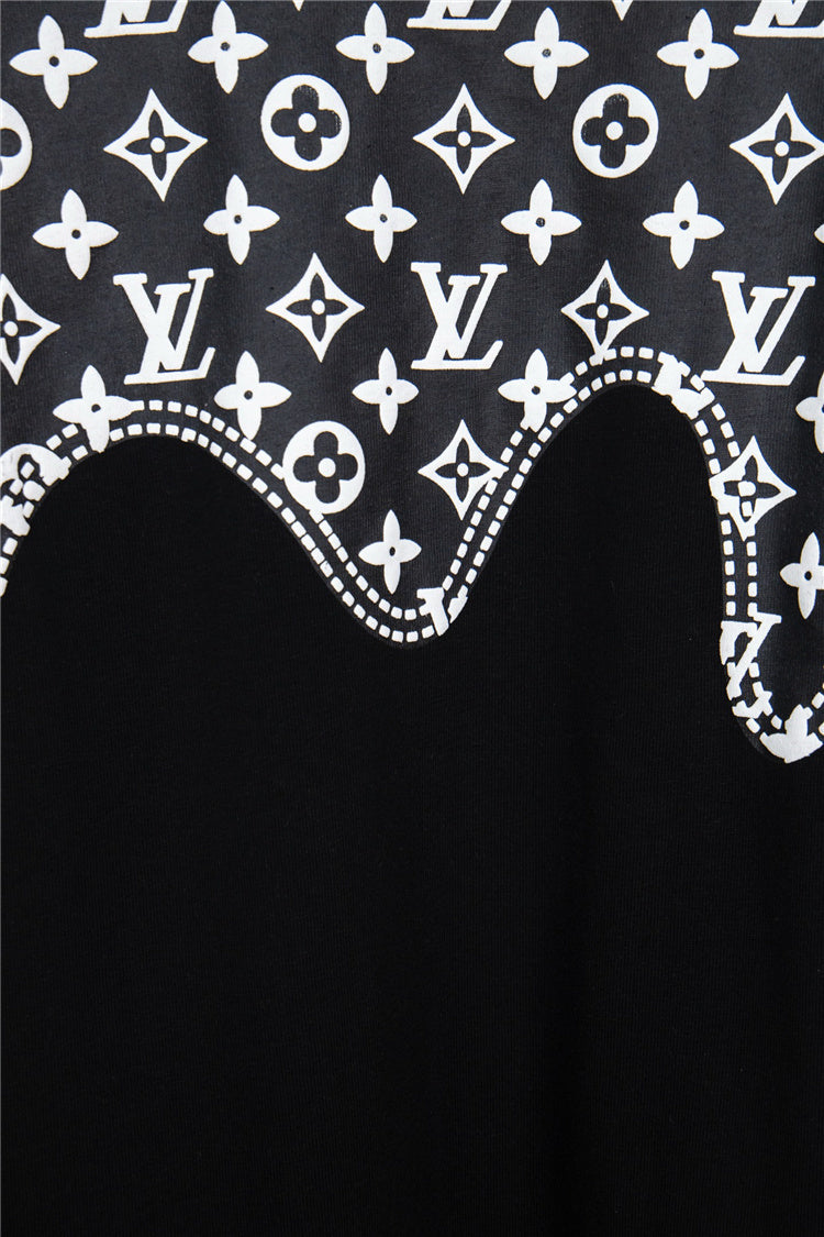 Black LLV with Pattern Design Shirt