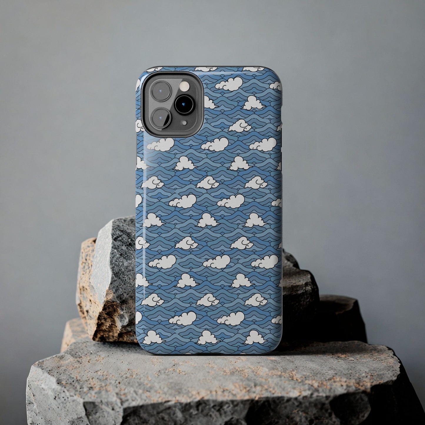 Blue Sakonj Tough Phone Case