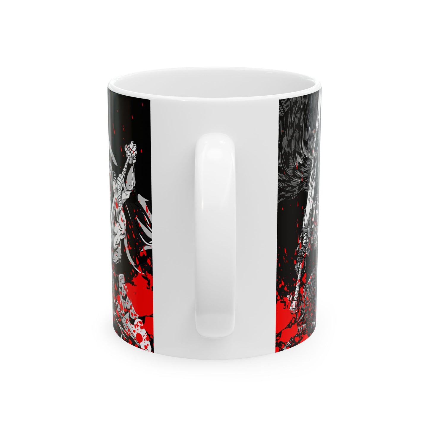 Bersrk Red Splatter Ceramic Mug, (11oz, 15oz)