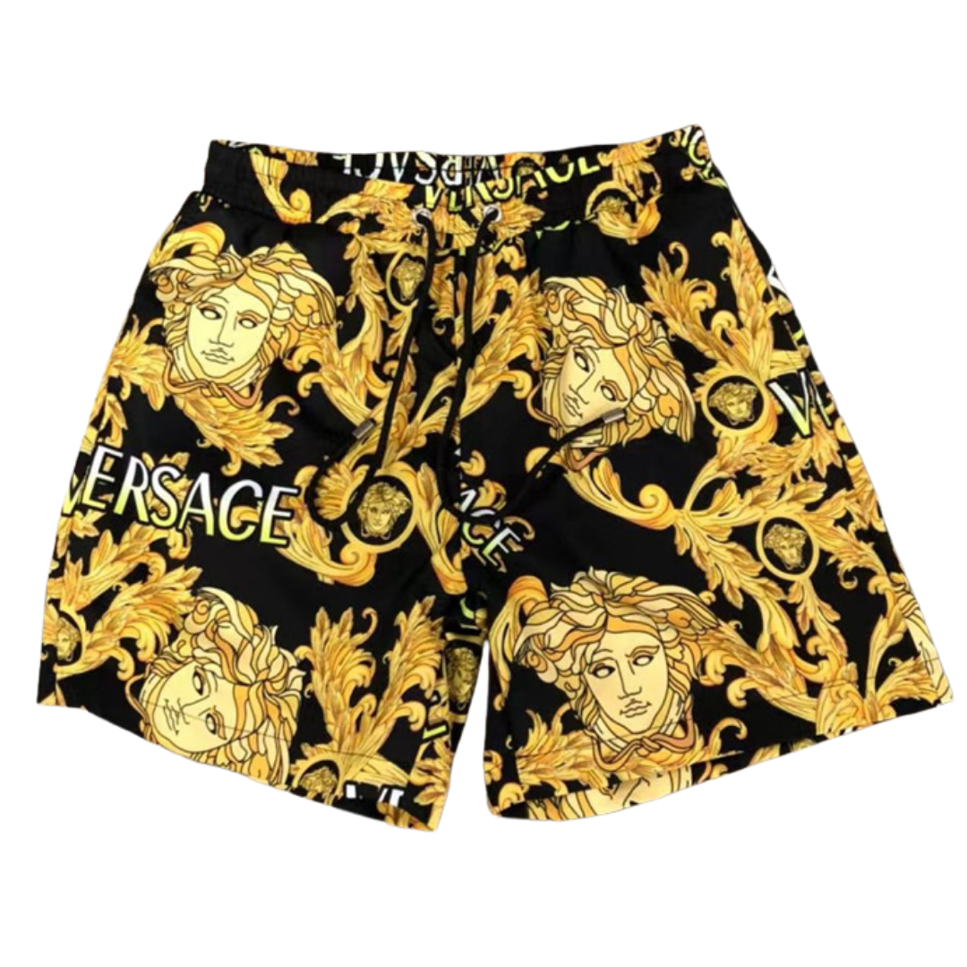 Black V Design Shorts