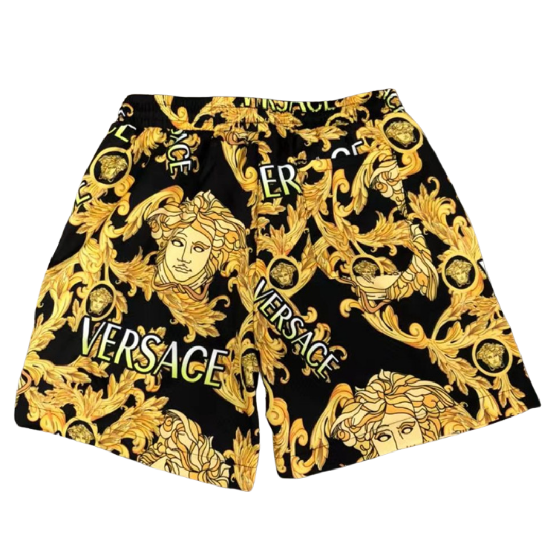 Black V Design Shorts