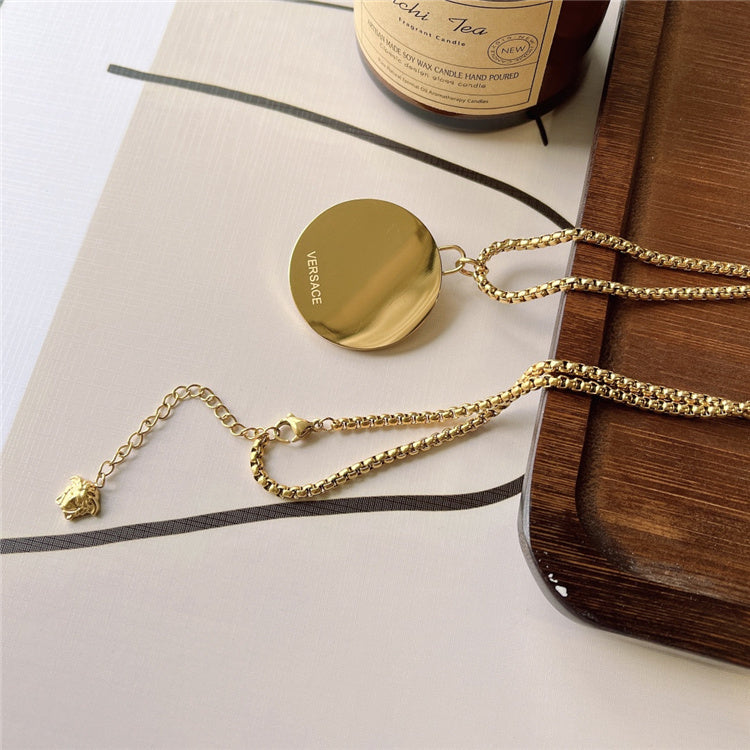 V Gold Design Necklace