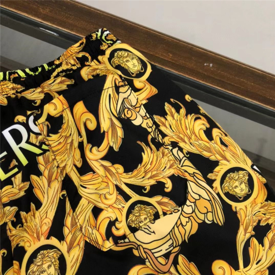 Black V Design Shorts