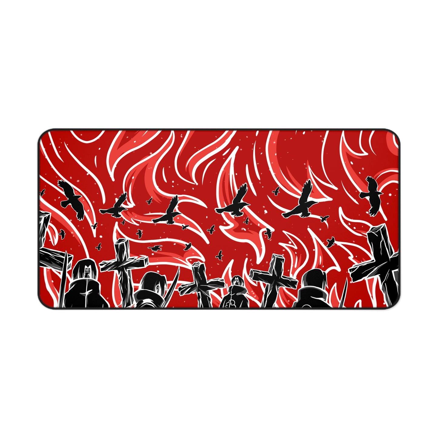Red Akat Desk Mat