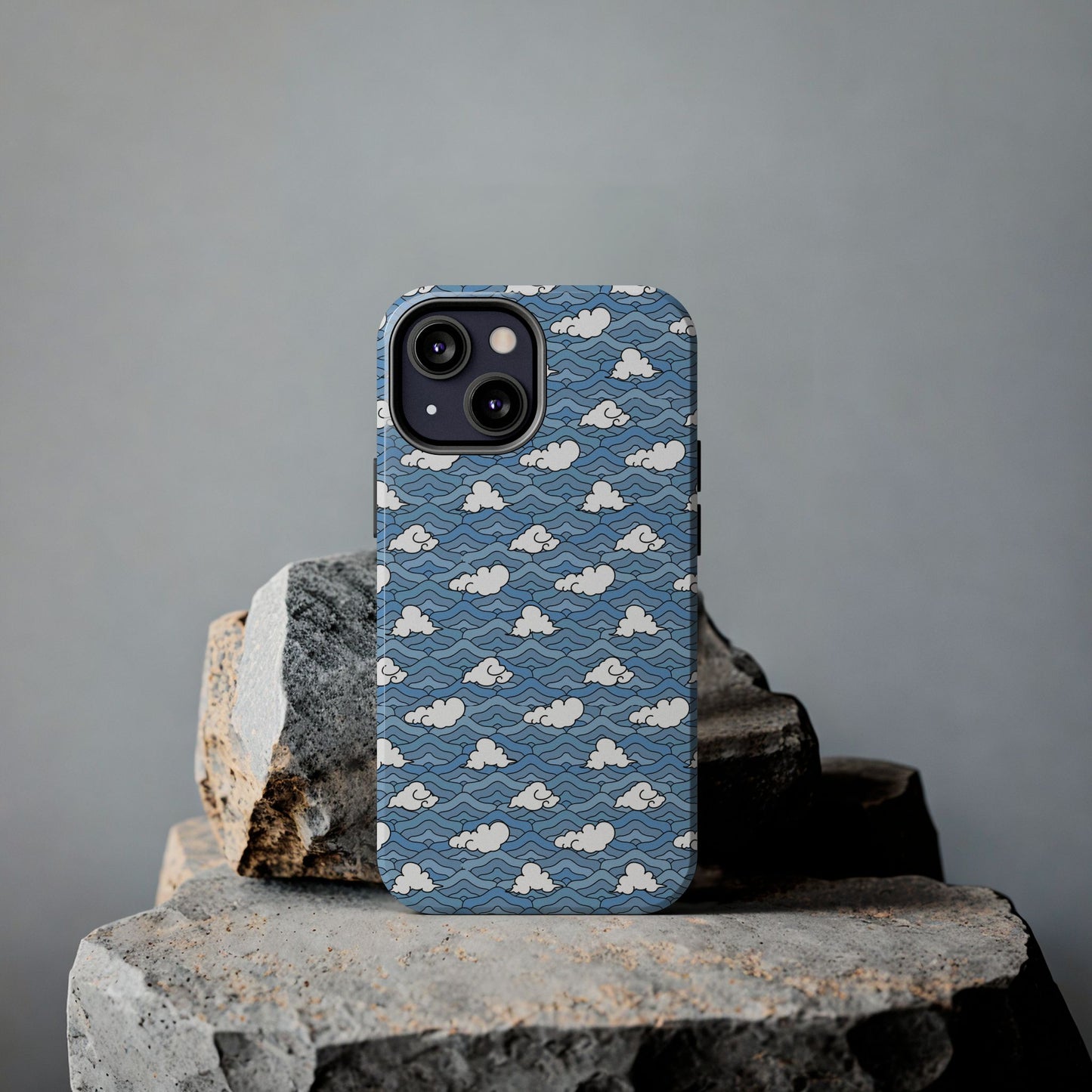Blue Sakonj Tough Phone Case