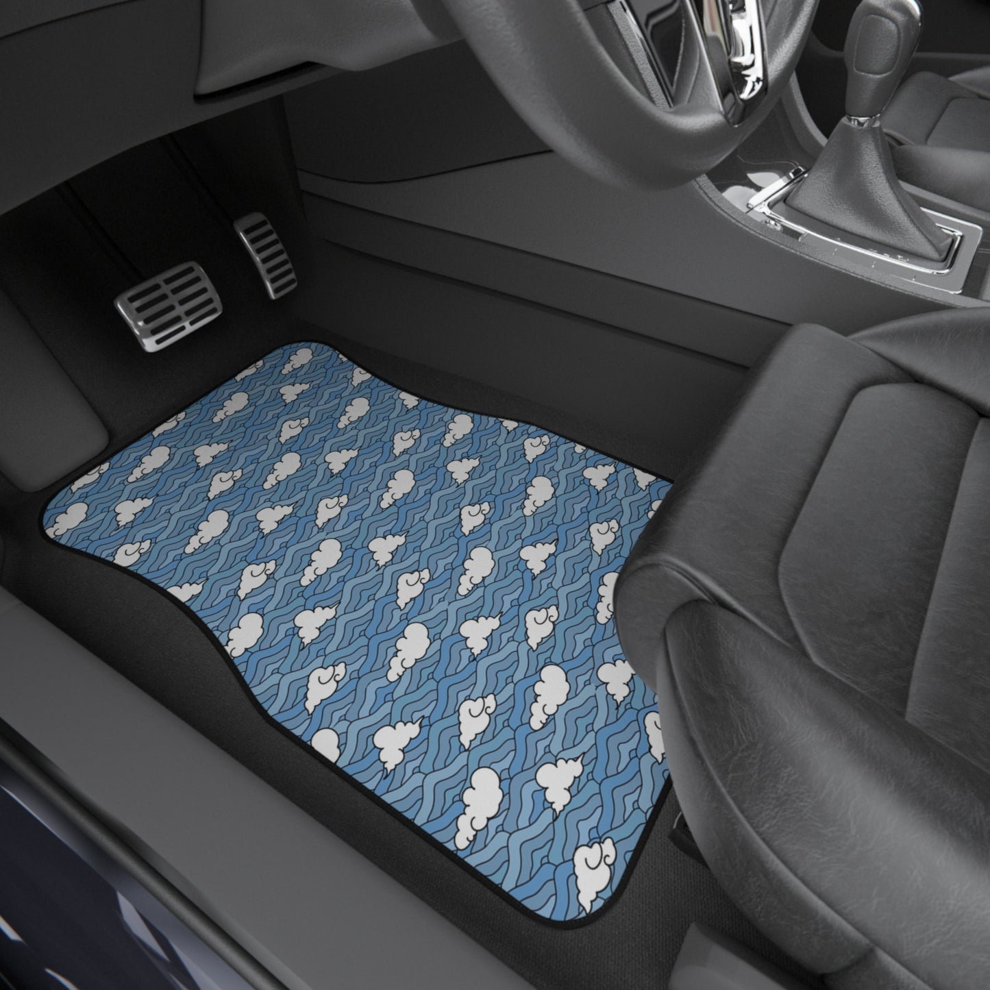 Blue Sakonj Car Mats (Set of 4)