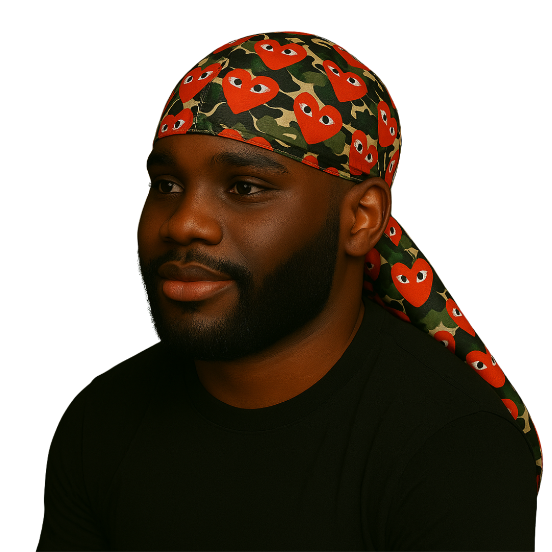 Pre-Order Design SIlky Crown Durag C1