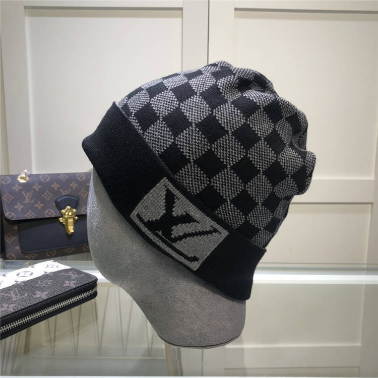 LLV Checkered Design Beanies