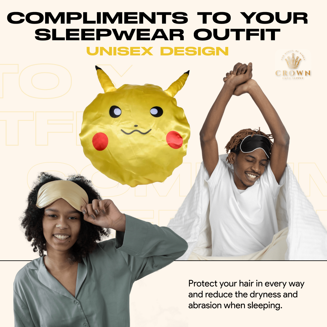 Yellow Pika Bonnet With Ears